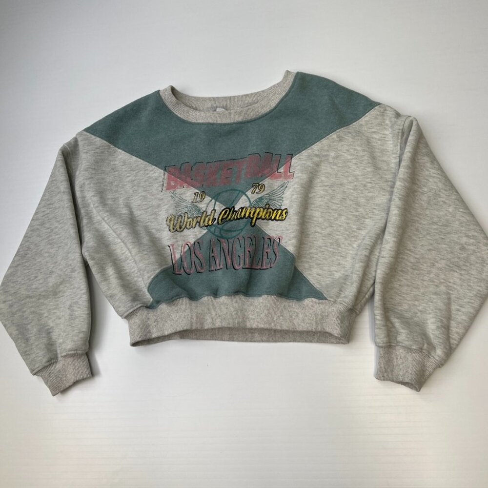 Princess Polly Sweatshirt Women 4 Los Angeles Retro Crop Distress Champs Core No